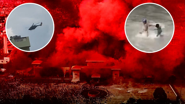 Nepal'de tansiyon yükseldi! Başbakan istifa etti: Protestocular parlamento binasını ateşe verdi