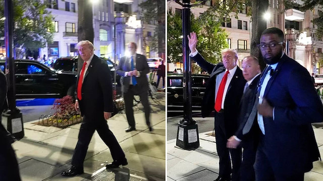 Washington'da gergin anlar: Trump gittiği restoranda Gazze protestosuyla karşılaştı