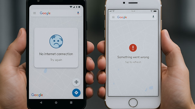 Google Haritalar küresel çapta çöktü: Mobil uygulama 4 saat kullanılamadı