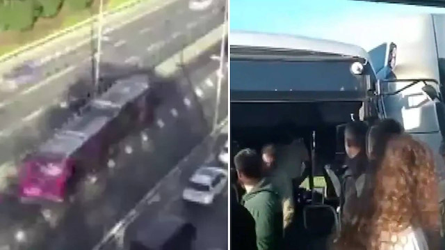 İstanbul Kadıköy'de metrobüsler çarpıştı