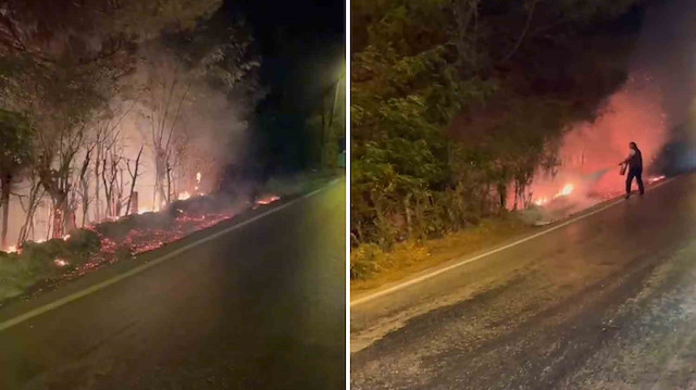 Balıkesir'de orman yangını: Offroad grubu ilk müdahaleyi yaptı