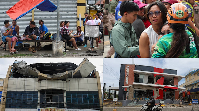 Filipinler’de 6,9’luk kabus 61 can aldı: Kilometrelerce ötedeki yanardağ bile patladı