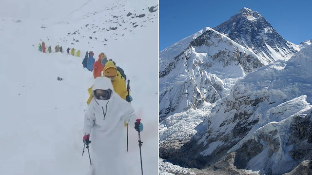 Everest'te kar fırtınası: Mahsur kalan 200 dağcı kurtarıldı