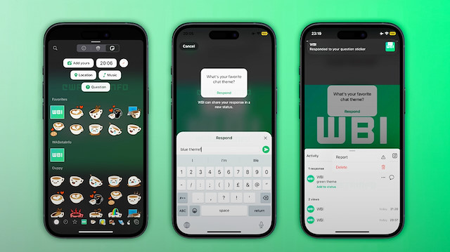 WhatsApp durumlarında “soru-cevap” dönemi başlıyor
