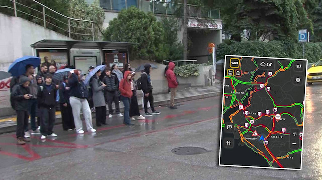 Meteoroloji uyarmıştı: İstanbul'da yağış hayatı felç etti, 18 ilde kuvvetli yağış ve fırtına alarmı