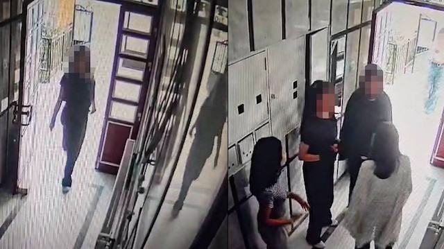 Akran zorbalığı kamerada: 5 öğrenci ellerinde bıçakla kapısına dayandı!