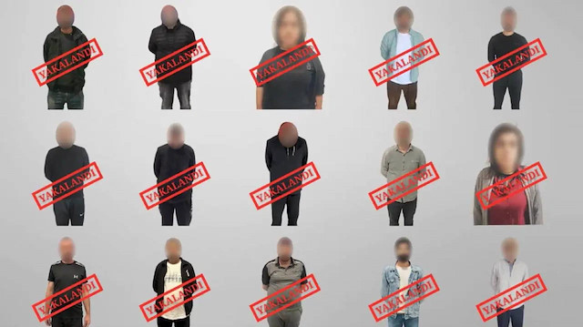 Kırmızı bültenle ve ulusal seviyede aranan 15 kişi Türkiye'ye getirildi