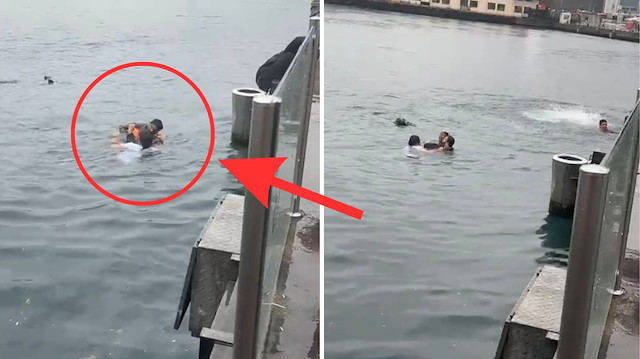 Kadıköy sahilinde korkunç olay: 4 engelli vatandaş denize düştü, 1 kişi hayatını kaybetti
