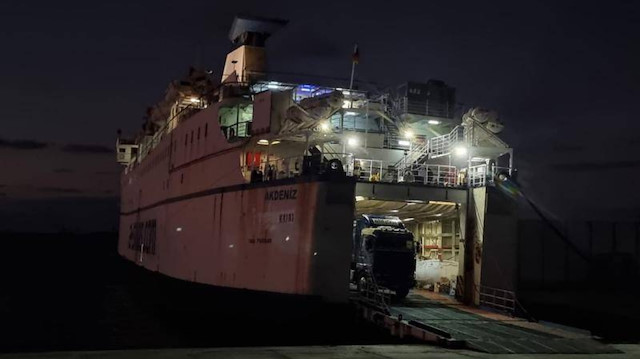 Türkiye’den Gazze’ye yardım eli: 17. İyilik Gemisi El-Ariş Limanı’nda boşaltıldı