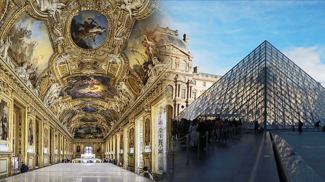 Louvre Müzesi yeniden ziyarete açıldı: 3 gün önce 88 milyon euroluk soygun yapılmıştı
