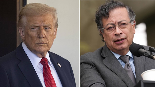 Trump'tan Kolombiya Cumhurbaşkanı Gustavo Petro'ya sert eleştiriler: O bir haydut ve kötü bir adam
