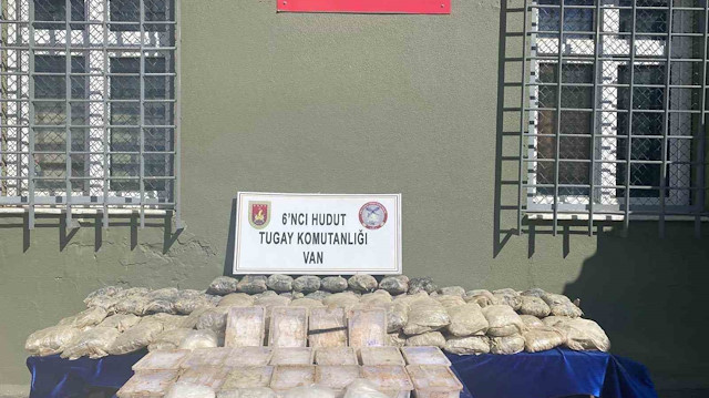 Van'da uyuşturucu operasyonu: 91 kilo 558 gram uyuşturucu madde ele geçirildi