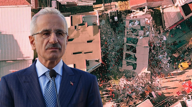 Bakan Uraloğlu iddialara yanıt verdi: Gebze'deki bina metro inşaatı yüzünden mi yıkıldı?