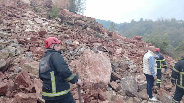 Ordu'da taş ocağında göçük! İki işçi enkaz altında, ekipler seferber oldu
