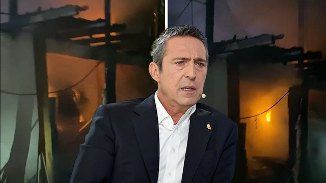 Ali Koç’un bağ evinde patlama ve yangın! Ev küle döndü