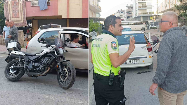 Otomobil ile motosiklet çarpıştı: Kazanın ardından ‘gülme’ kavgası çıktı