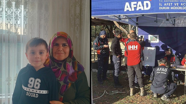 Üç gündür tek bir iz yok! AFAD ve JAK ekipleri bölgede: Anne Huriye ve oğlu Osman nerede?