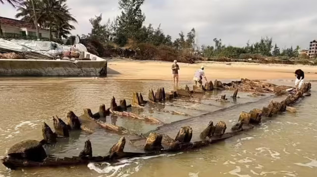 Fırtına sonrası tarihi keşif: 600 yıllık gemi enkazı gün yüzüne çıktı