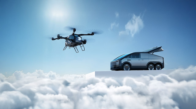 Dünya'nın ilk uçan otomobil fabrikası üretim hattını açtı