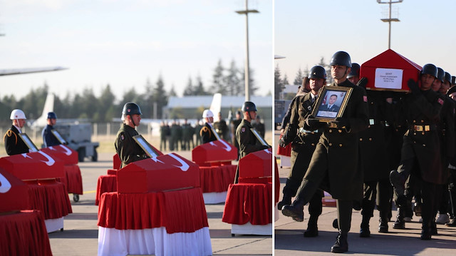 Kahramanlara veda: Türkiye şehitlerini uğurluyor