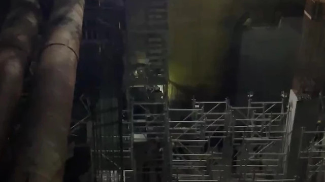 Beyoğlu'nda korku dolu dakikalar: Metro inşaatında çökme meydana geldi