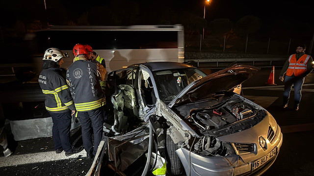 Kocaeli Gebze’de üç araçlı kaza: 6 kişi yaralandı