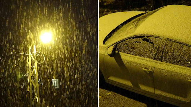 Mevsimin ilk karı yağdı: Bitlis beyaza büründü