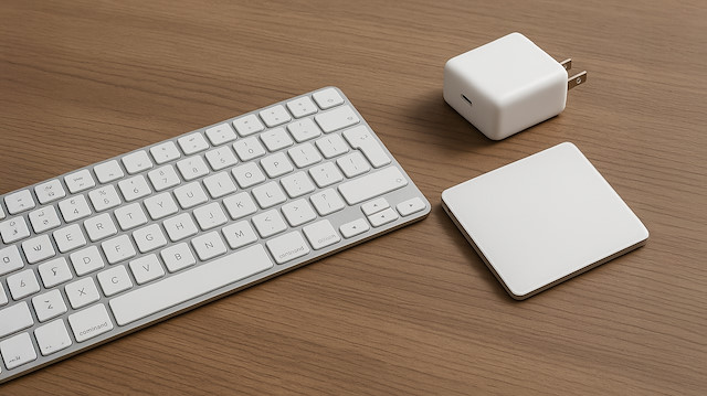 Apple aksesuarlarına sürpriz güncelleme: Magic Keyboard, Trackpad ve 140W adaptör yenilendi