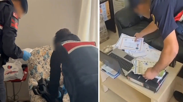 Sahte belge çetesi çökertildi: Ehliyetten ustalık belgesine kadar her şeyi üretmişler! 7 tutuklama