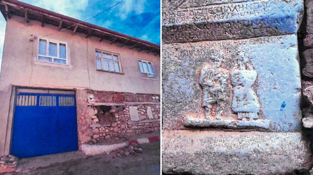 Duvar taşını parçalayıp tarihi eseri çaldı: Köyün muhtarı tutuklandı