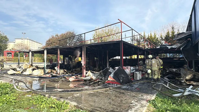 Yıldız Teknik Üniversitesi'inde tadilat sırasında yangın! Korku dolu anlar yaşandı