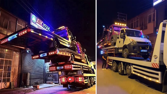 Sakarya'daki görüntüler viral olmuştu: Üst üste çekici araç gösterisi pahalıya patladı