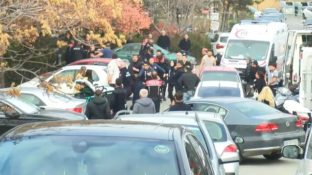 Ankara Adliyesi'nde korku dolu anlar! İki aile arasında kavga çıktı... 5 yaralı