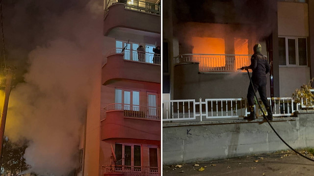 Kütahya’da korkunç gece: 9 katlı apartmanda yangın çıktı... Yaşlı adam yaşamını yitirdi
