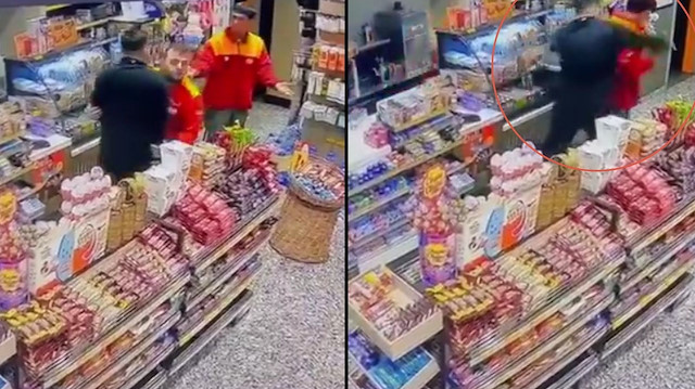 Kocaeli'de akılalmaz olay: Alkollü müşteri personeli darp etti!