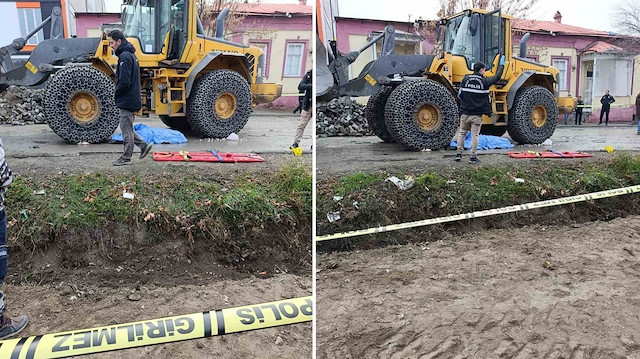 Kağızman’da feci ölüm: Emekli imam kepçenin altında can verdi