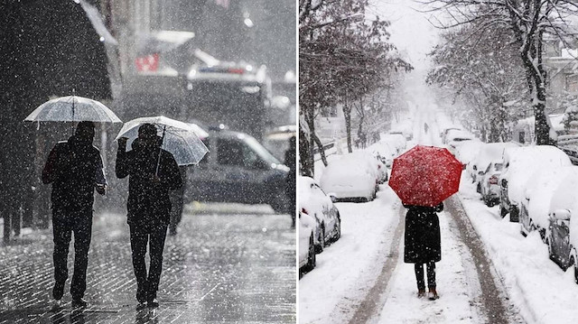 Meteoroloji uyardı! Kar ve sağanak yağış geliyor