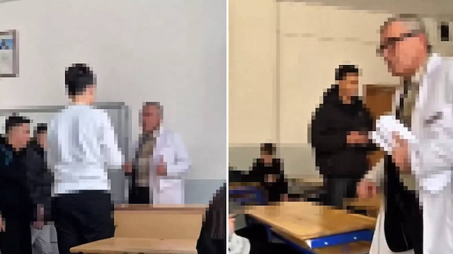 Lisede skandal görüntüler! Öğretmenleriyle dalga geçtiler: Öğrencilerin alaycı tavırları tepki topladı