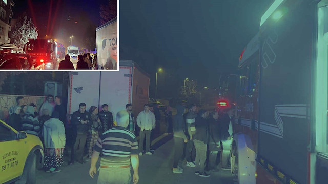Mahalleli sokağa döküldü: Talihsiz kiracı, yeni taşındığı evde ilk günde çıkan yangında ağır yaralandı