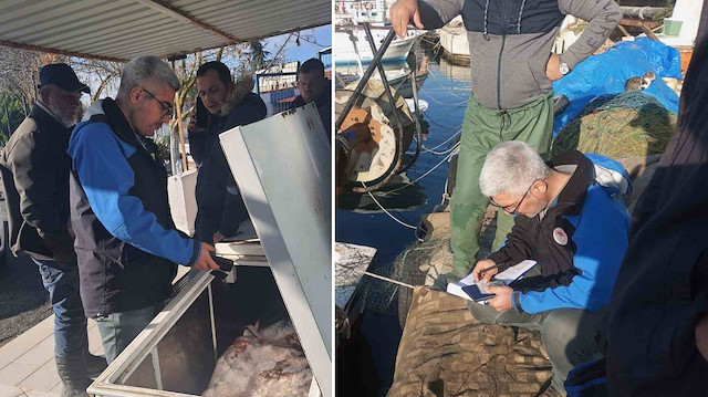 Gelibolu’da 45 kilo balığa el konuldu: 37 bin 770 lira para cezası