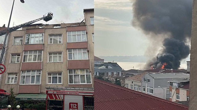 İstanbul’da korku dolu anlar! Alevler göğü sardı, peş peşe patlama sesleri duyuldu