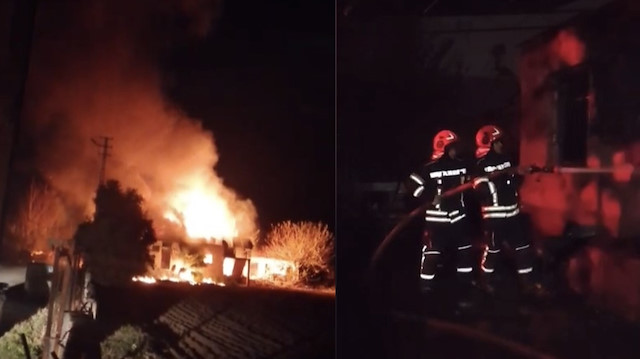 Osmaniye’de dehşet anları: Ev cephanelik gibi patladı