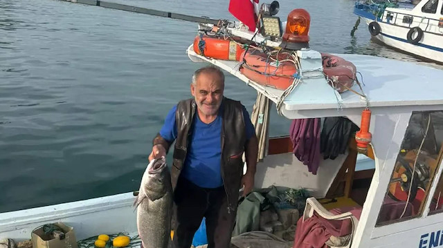 Balıkçının ağına 10 kiloluk balık takıldı: Kilosu bin liradan satışa sunuldu