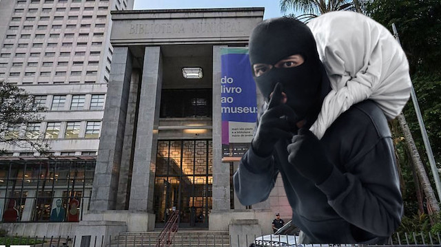 Kütüphanede silahlı soygun! 13 değerli eser kayıplara karıştı
