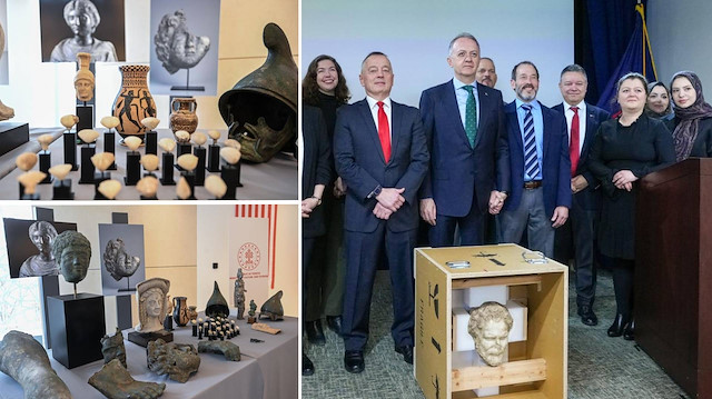 ABD’den Türkiye’ye tarihi dönüş: 41 tarihi eser iade edildi