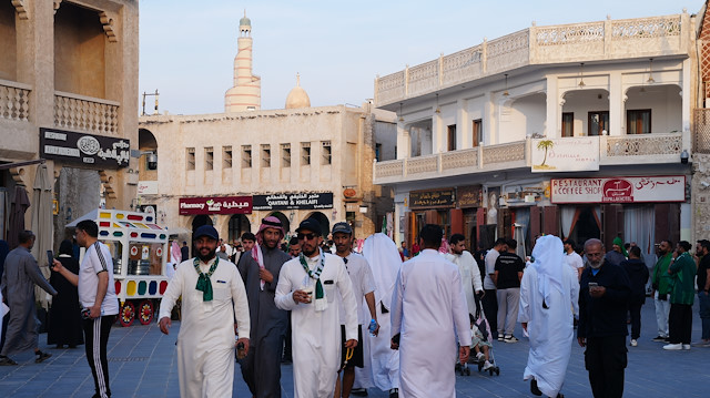 Arap Kupası taraftarları, Doha'daki Sûk Vâkıf'a akın ediyor