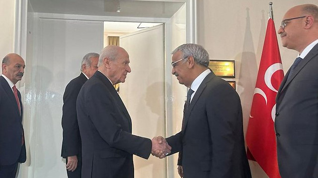DEM Parti Heyeti'nden Devlet Bahçeli'ye ziyaret: İkinci aşama başladı