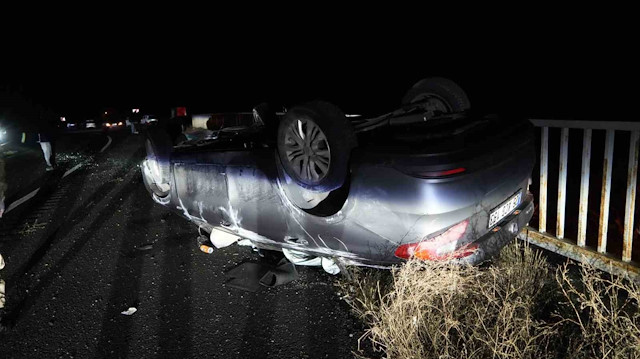 Gümüşhane’de otomobil takla attı: 5 yaralı | YEREL HABERLER