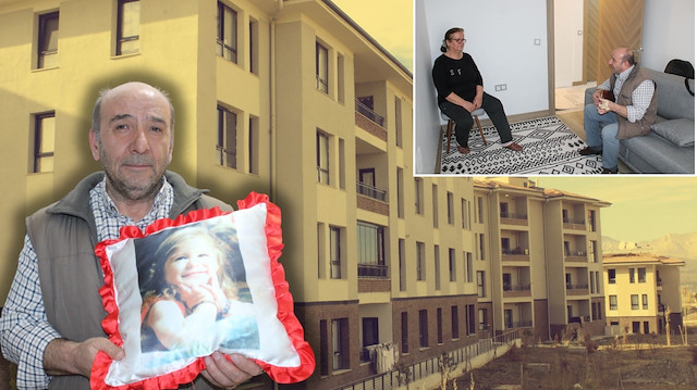 Depremzede çiftin mucize kurtuluşu: Enkazdan sadece kızlarının çocukluk fotoğrafını kurtarmışlardı! Şimdi yeni evlerindeler...