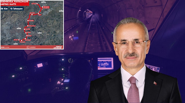 Bakan Uraloğlu tarih verdi: Başkente dev ulaşım hamlesi! Esenboğa metro hattı için geri sayım başladı
